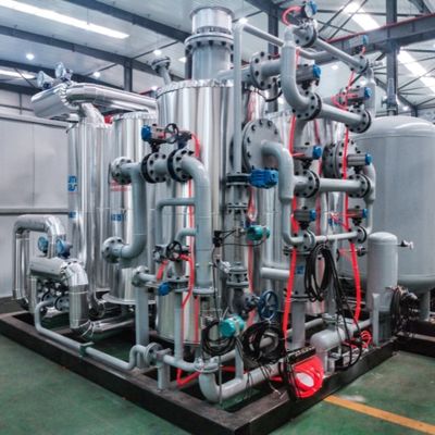 System oczyszczania gazu CO2 ze stali nierdzewnej z monitorem online