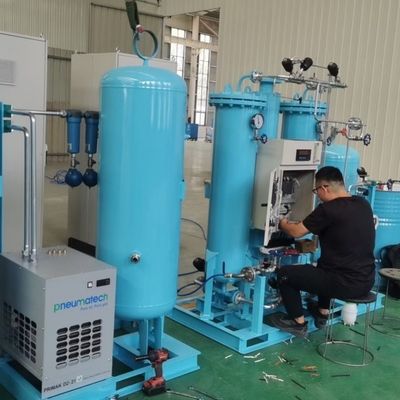 Łatwa instalacja Bezolejna maszyna do produkcji tlenu PSA z certyfikatem ASME