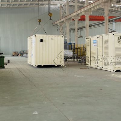 220V 50Hz Wysokiej Wydajności Zakład Gazu Azotowego Z Pojemnikiem ISO