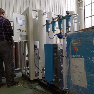 Łatwa instalacja Wysokiej czystości 99,5% PSA Based Oxygen Plant With Oxygen Monitor