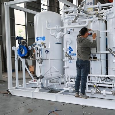 27 barG Ciśnienie robocze Materiał węglowy stal Generator azotu do cięcia laserowego