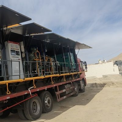 Mobilny generator azotu do separacji membranowej z kompresorem powietrza Diesla