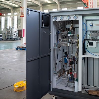 Łatwa obsługa generatora azotu do cięcia laserowego 0,2 kW z mobilną skrzynią