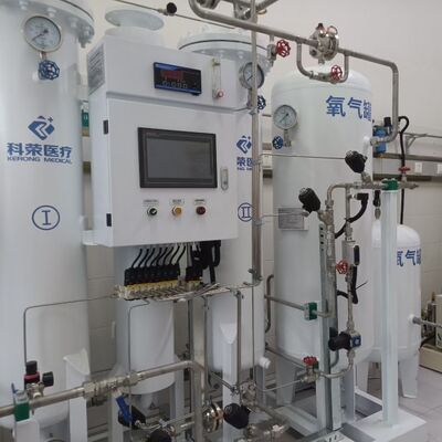 95% wysokiej czystości Psa Medical Oxygen Plant z systemem monitorowania tlenu