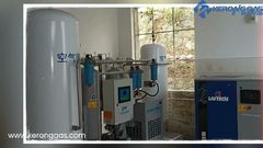 Łatwa instalacja Maszyna do wytwarzania tlenu gazowego z systemem napełniania cylindrów