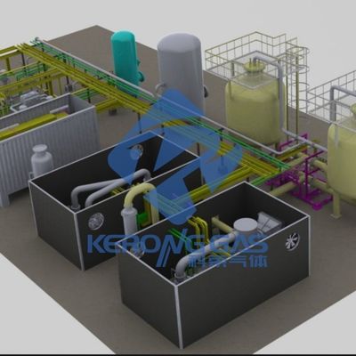 Kompaktna maszyna do wytwarzania tlenu VPSA z monitorem tlenu Łatwa instalacja