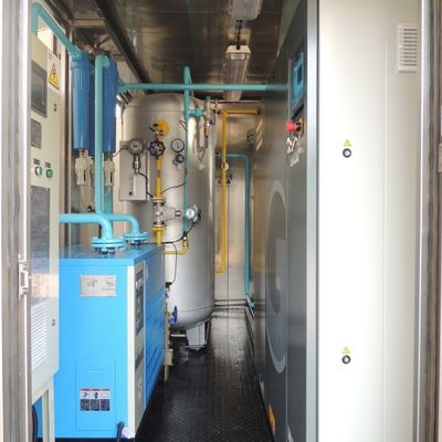 6KV napięcie ISO pojemnik gazu azotowego instalacji wytwarzania z monitorem tlenu