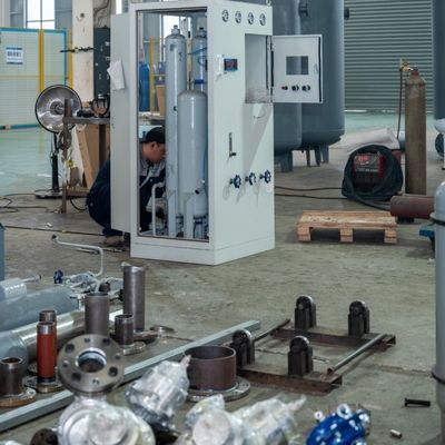 Zestaw pomiarowy gazu azotu i wodoru z stali nierdzewnej